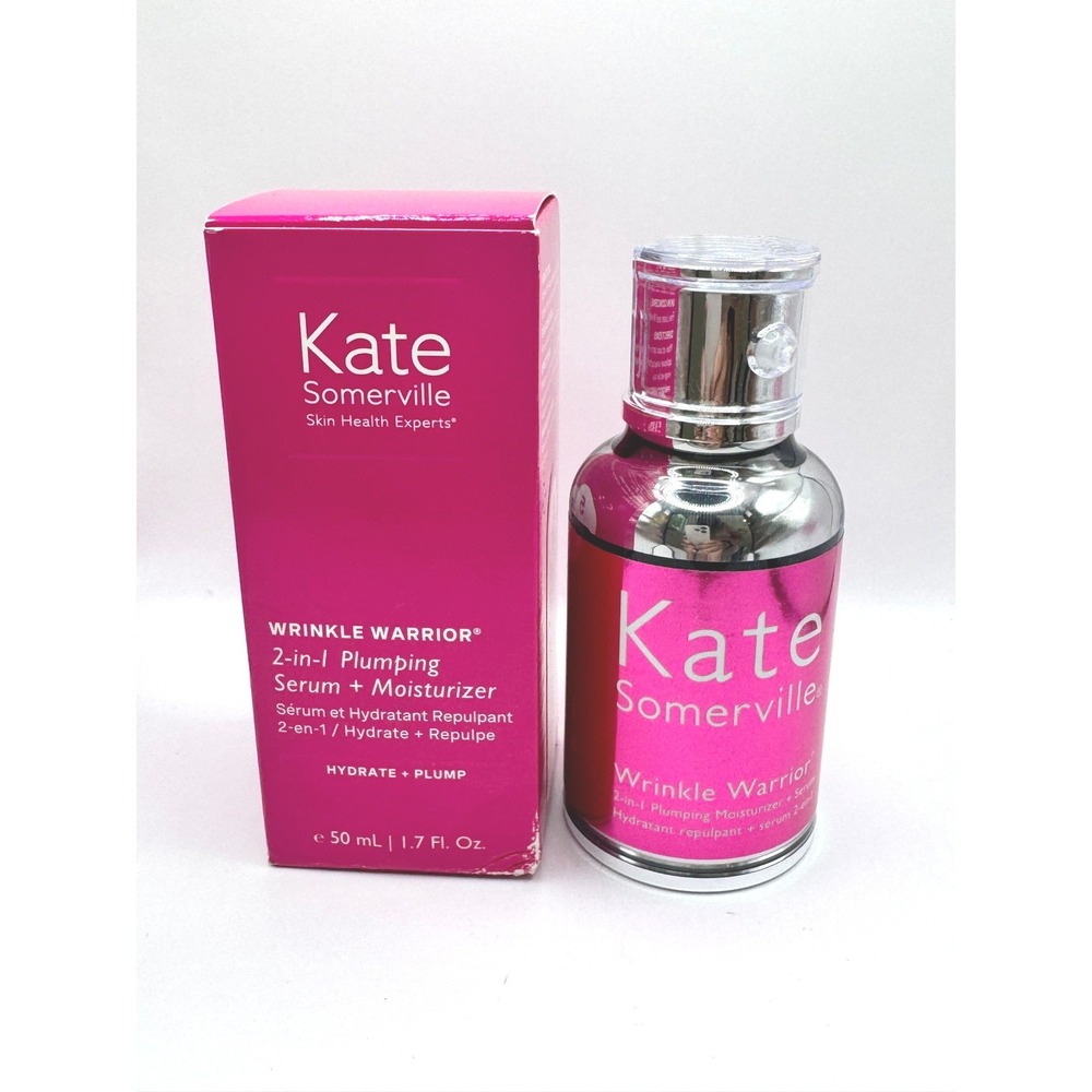 Kate Somerville Wrinkle Warrior 2-in-1 Plumping Serum 1.7oz NIB